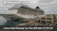 Cruise ship at the Port of Nice as the France cruise passenger tax 2026 adds a €15 per person fee at each French port call