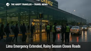 Lima Callao emergency extension adds security checks outside Jorge Chávez Airport as travelers plan longer transfers