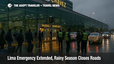Lima Callao emergency extension adds security checks outside Jorge Chávez Airport as travelers plan longer transfers