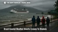 Ilhabela cruise diversions as rough seas force tender changes for Brazil coast itineraries