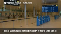 Ben Gurion Airport check in illustrates Israel dual citizens passport rule ending December 31, 2025