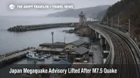 Japan megaquake advisory lifted, Sanriku coastal rail and harbor scene shows why buffers still matter