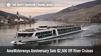 AmaWaterways Anniversary Sale: river ship on the Rhine as travelers book $2,500 off before Dec 31