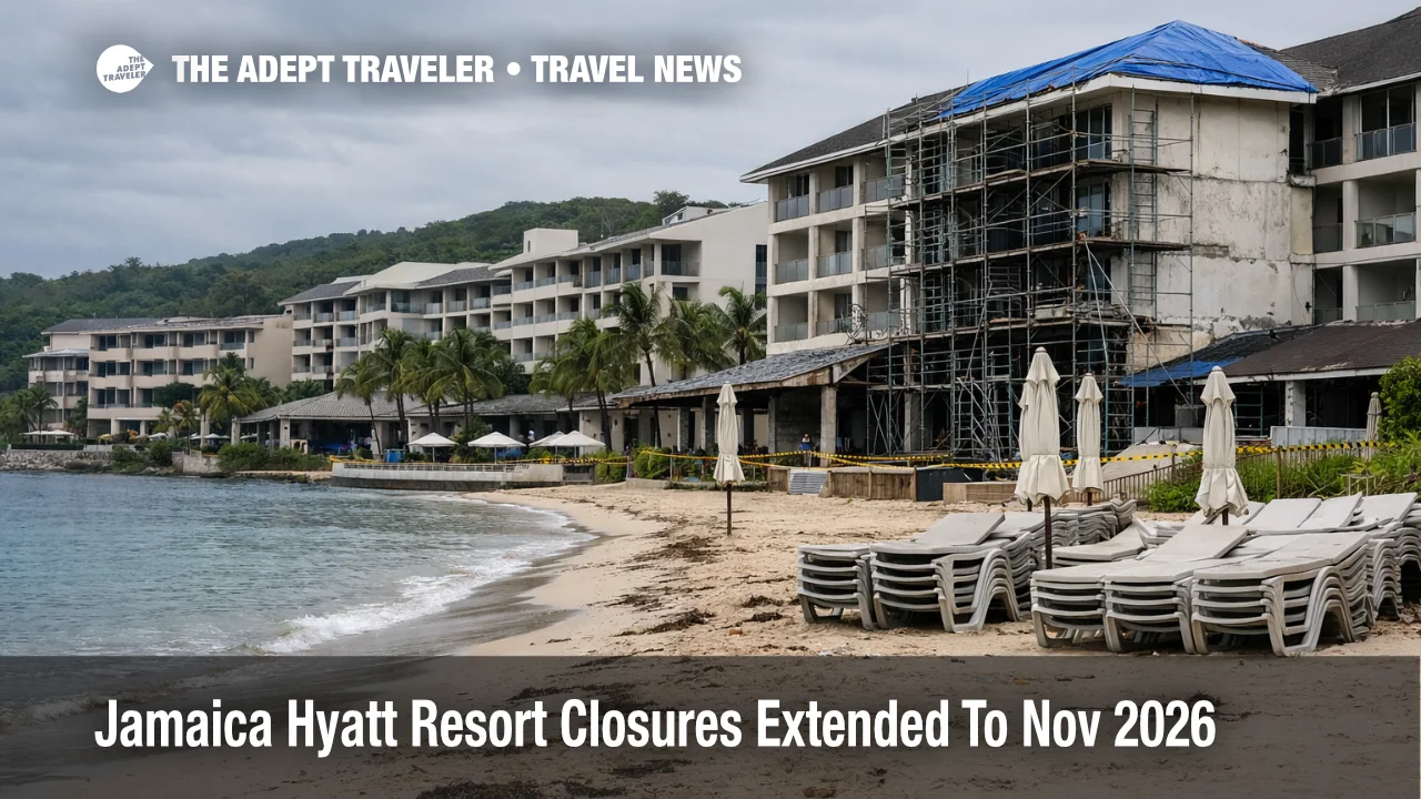 Jamaica Hyatt resort closures leave a quiet Montego Bay beachfront resort closed for storm repairs