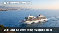 Viking Ocean $25 deposit ends Dec 31 as a ship sails the Mediterranean, signaling early pay in full deadline risk