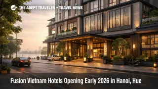 Fusion Vietnam hotel openings, modern hotel near West Lake hints at new 2026 stays in Hanoi