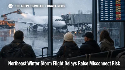 Northeast winter storm flight delays show deicing at Newark, raising connection risk for holiday travelers