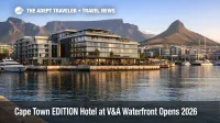 Cape Town EDITION hotel 2026 planned at V&A Waterfront, modern waterfront hotel with Table Mountain behind