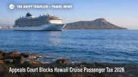 Hawaii cruise tax injunction leaves a ship offshore Oahu as travelers recheck 2026 fare and port tax line items