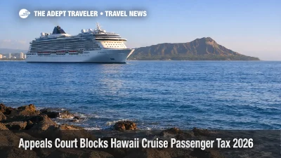 Hawaii cruise tax injunction leaves a ship offshore Oahu as travelers recheck 2026 fare and port tax line items