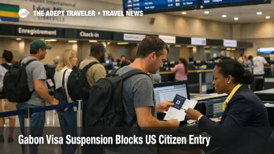Gabon visa suspension forces document checks at Léon Mba Airport as US travelers risk denied boarding