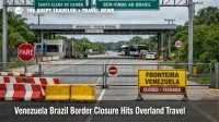 Venezuela Brazil border closure leaves travelers facing closed gates and delayed overland crossings near Pacaraima