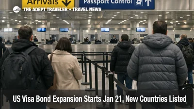 US visa bond expansion January 21, queues at JFK passport control signal higher entry cost and planning friction