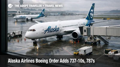 Alaska Airlines Boeing order, 787 at Seattle Tacoma gate hints at more Europe and Asia routes