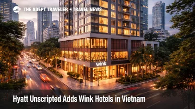 Hyatt Unscripted Vietnam hotels, a modern Wink tower in Ho Chi Minh City, signal more points friendly stays.