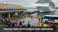 Caribbean cruise missed embarkations, travelers queue at Port of San Juan as flights disrupt sailings
