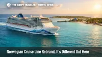 Norwegian Cruise Line rebrand signals new Great Stirrup Cay focus, with a ship cruising past the private island