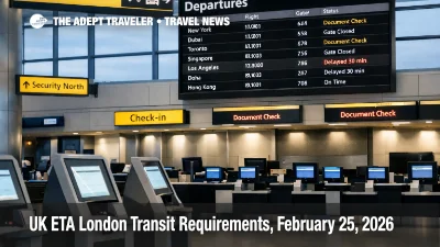 UK ETA London Transit Requirements, Heathrow check in screens show document checks that can trigger denied boarding