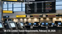 UK ETA London Transit Requirements, Heathrow check in screens show document checks that can trigger denied boarding