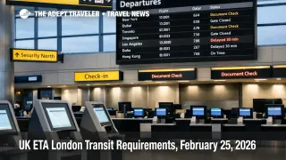 UK ETA London Transit Requirements, Heathrow check in screens show document checks that can trigger denied boarding