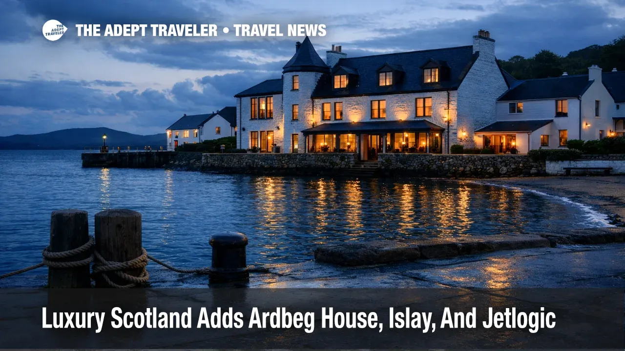Luxury Scotland adds Ardbeg House, Islay, a shore retreat for whisky trips and private aviation connections