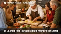 EF Go Ahead food tours show a small group cooking class in Florence, Italy, helping travelers choose a culinary itinerary