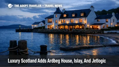 Luxury Scotland adds Ardbeg House, Islay, a shore retreat for whisky trips and private aviation connections