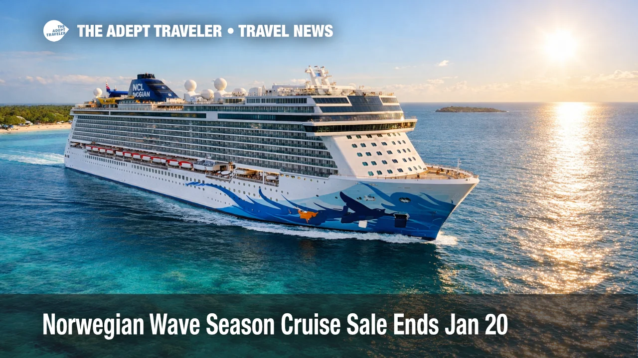Norwegian Cruise Line Wave Season sale ship cruises off Great Stirrup Cay as travelers book 50% off fares