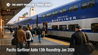 Pacific Surfliner 13th Roundtrip adds options as riders board at Los Angeles Union Station for San Diego
