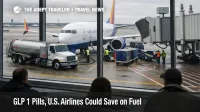 U.S. GLP 1 pills airline fuel story shown by a 737 being fueled at a U.S. hub, highlighting cost savings potential