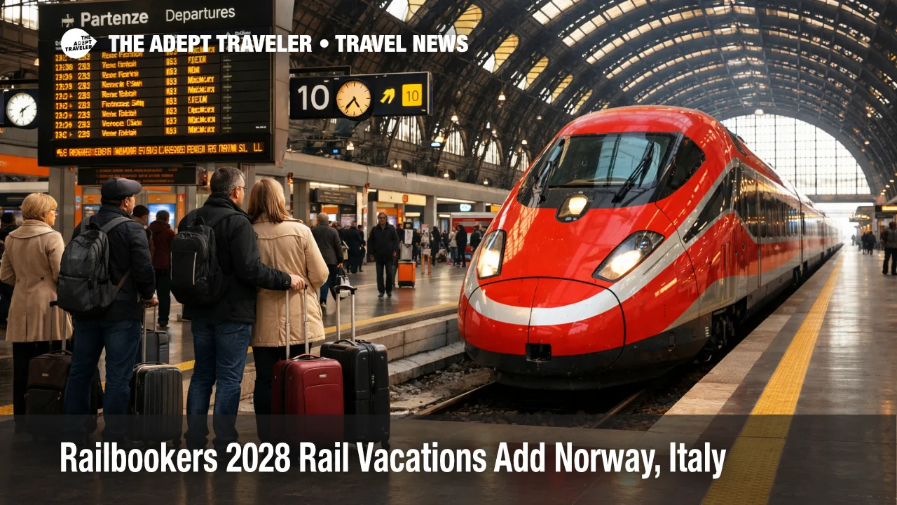 Railbookers 2028 rail vacations focus on Frecciarossa trains at Milano Centrale as travelers plan Italy routes