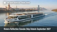 Riviera Reflection Danube ship sails near Vienna as September 2027 river cruises go on sale March 18, 2026