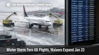 Winter Storm Fern US flights risk grows as deicing trucks work at Atlanta airport under slush and low clouds