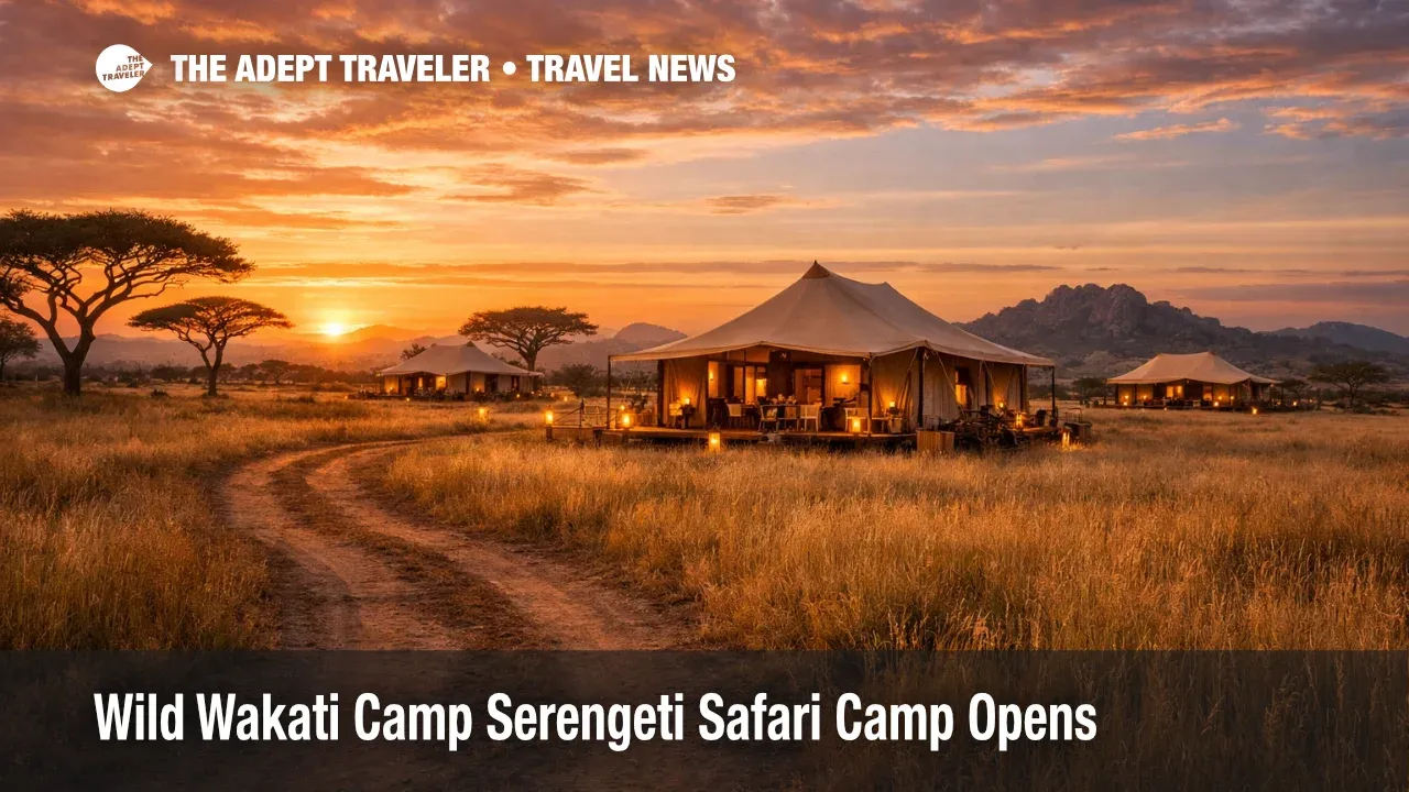 Wild Wakati Camp Serengeti, new tented safari camp on open plains, helps travelers plan migration drives and rhino visits