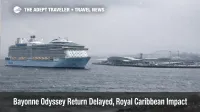 Odyssey Bayonne return delay leaves the ship offshore near Cape Liberty as winter weather disrupts disembarkation plans