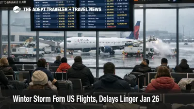 Winter Storm Fern US flights show delays at Boston Logan as deicing and low visibility slow departures