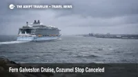Fern Galveston cruise Cozumel canceled, ship returns early under overcast skies as travelers rush to rebook flights