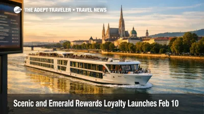 River ship underway as Scenic Emerald Rewards loyalty program changes prompt members to check points before Feb 10