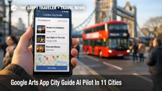  Traveler uses Google Arts App City Guide in London as live event picks reshape a weekend itinerary