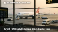 Turkish Airlines Kolkata diversion leaves A330 parked on the ramp as Kathmandu to Istanbul travelers face rebooking