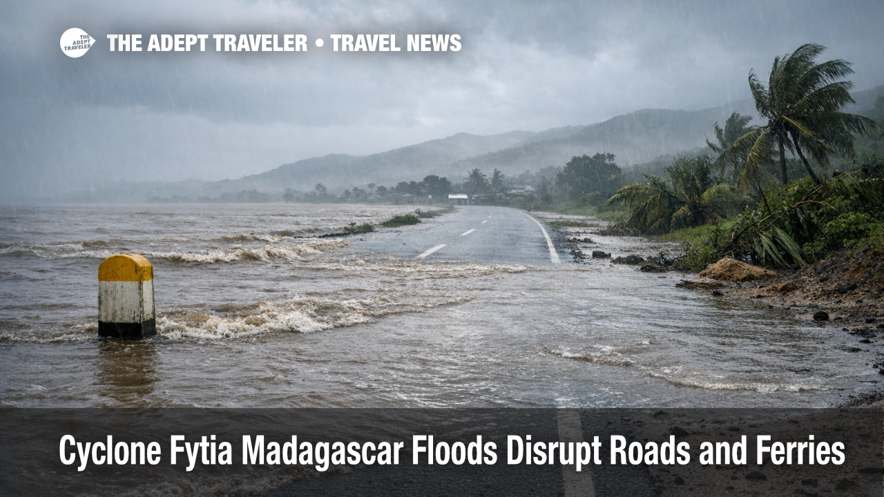 Cyclone Fytia Madagascar roads flood near Soalala, blocking transfers and raising ferry and flight buffer needs