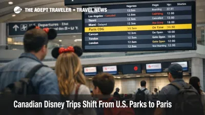  Canada Disney park bookings shift shown at Toronto Pearson as families weigh fewer U.S. flights against Paris options