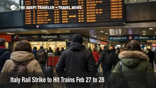 Italy rail strike February 27 hits Rome Termini board as travelers face cancellations and tight connections