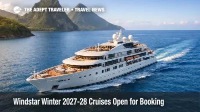 Windstar winter 2027-28 cruises booking opens, small yacht sails Caribbean waters as travelers compare early offer perks