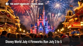 Disney World July 4 fireworks crowd builds on Main Street as July 3-5 shows tighten viewing space