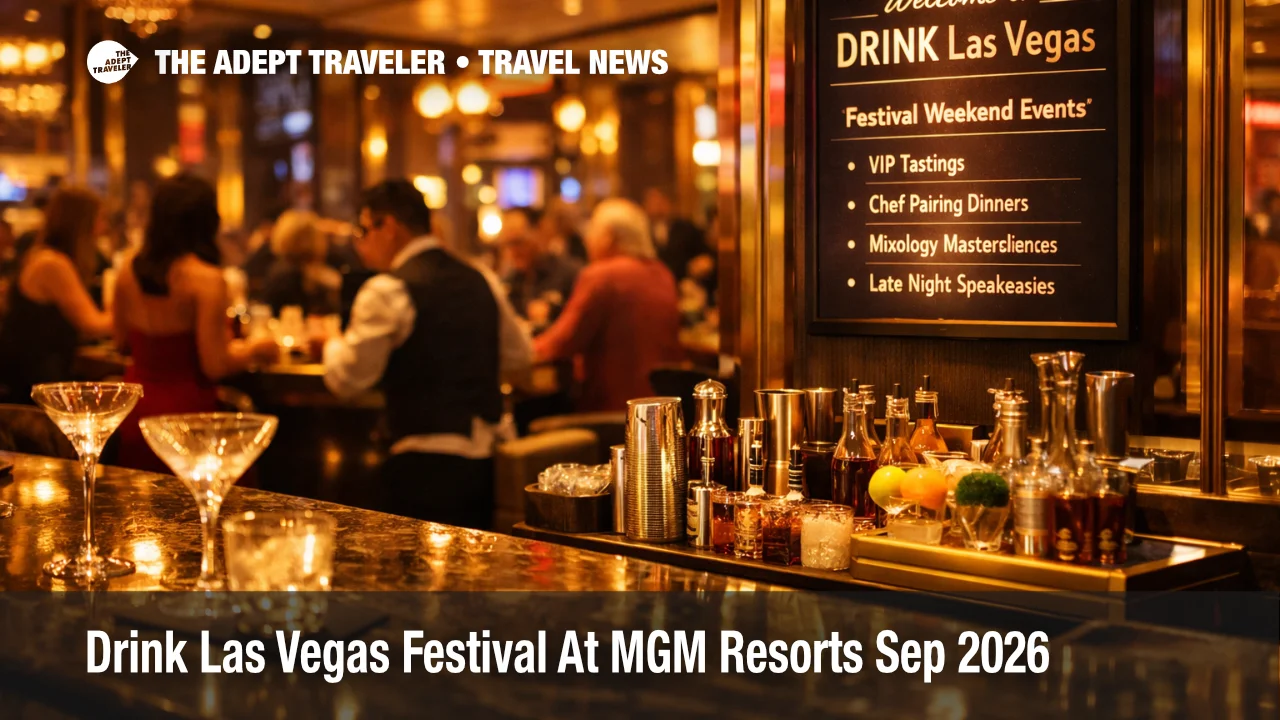 Cocktail bar scene on the Las Vegas Strip as Drink Las Vegas spirits festival draws crowds to MGM resorts