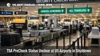 TSA PreCheck suspended shutdown forces travelers into general security lanes at Atlanta airport, increasing wait times