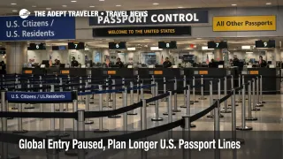 Global Entry paused shutdown slows U.S. passport control at JFK, longer primary inspection queues and missed connection risk