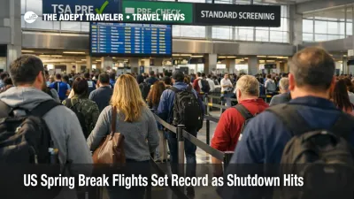 Spring break air travel forecast, long TSA lines at Chicago O'Hare as Global Entry stays paused during shutdown