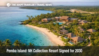 NH Collection Pemba Island Resort site on Pemba, Tanzania, a low rise beachfront property planned to open in 2030